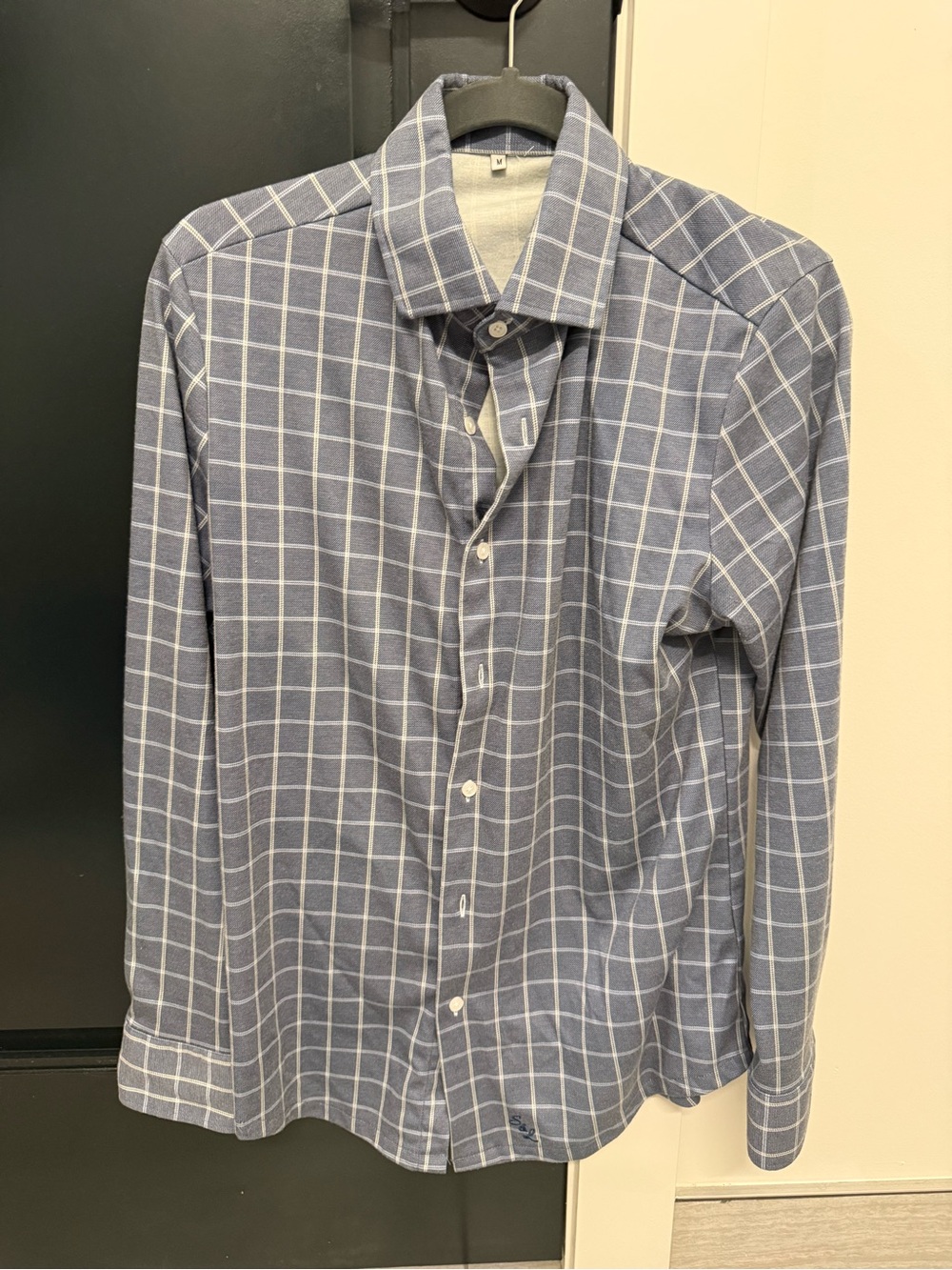State and Liberty - "THE DAVY" NAVY, LIGHT BLUE, AND CREAM BUTTON DOWN - Medium